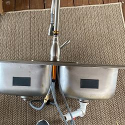 Kitchen Sink And Fawcet