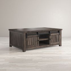 Madison County Barnwood Barn Door Cocktail Table