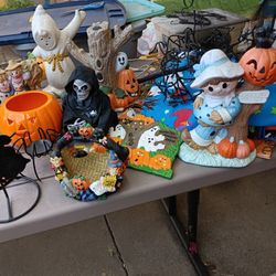 Halloween Thing For Table Cloths Pumpkins  Different Prizes Stop N See