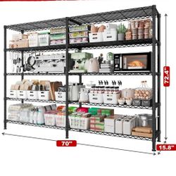 2 REIBII 70" 5-Tier Shelving Systems (new)