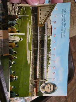 Antique Postcards, New York City, including Polo Grounds, Ellis Island, Statue of Liberty