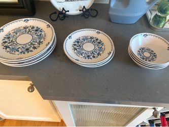 Vintage Noritake Blue Moon 12 Piece Dish Set