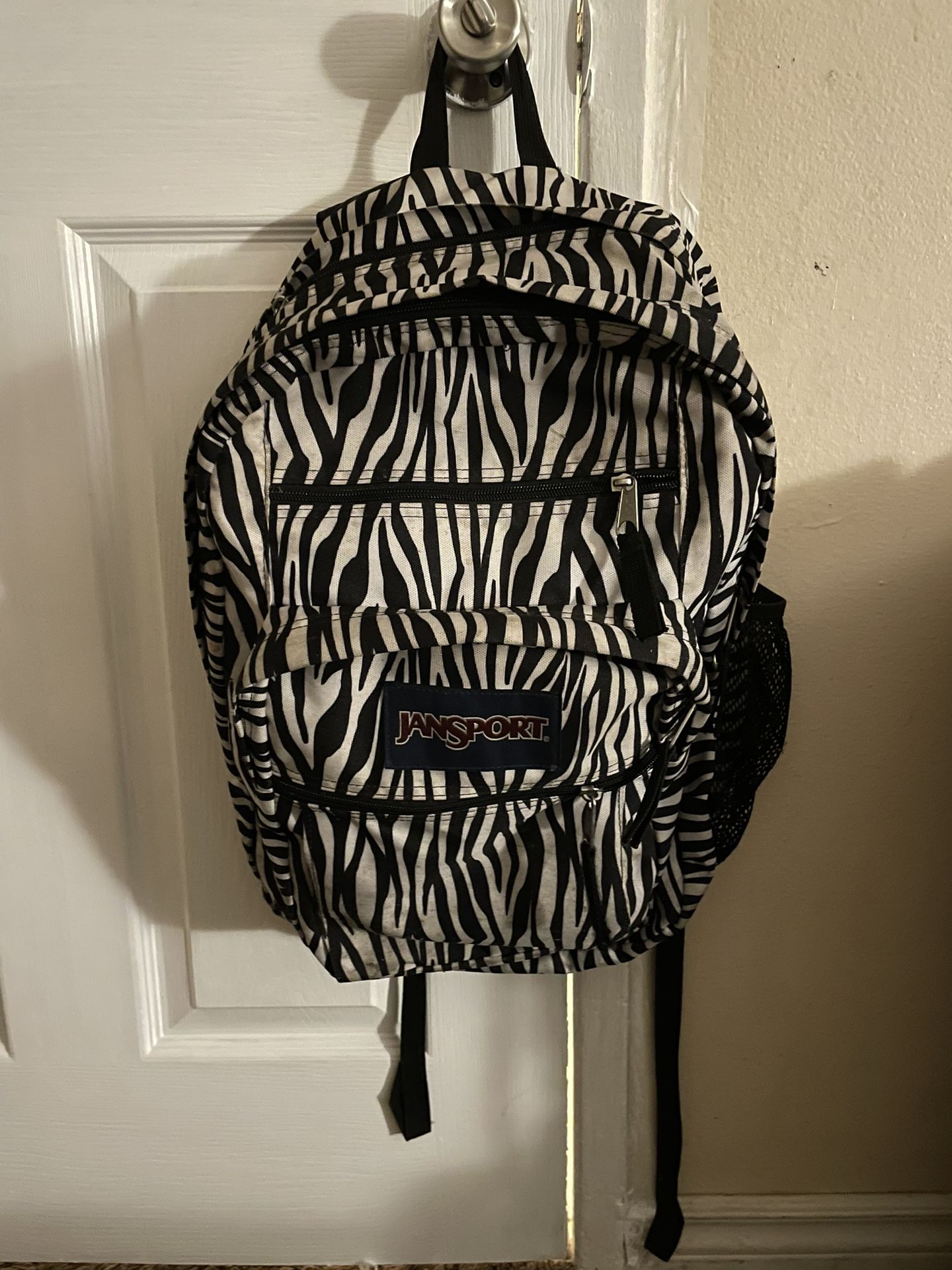 Zebra Jansport Backpack 