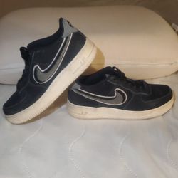 Air Force 1  Lv8 Gs 'Black'