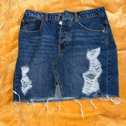 Blue Jean Skirt