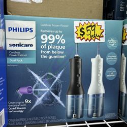 Philips Sonicare Cordless Power Flosser Dual Pack