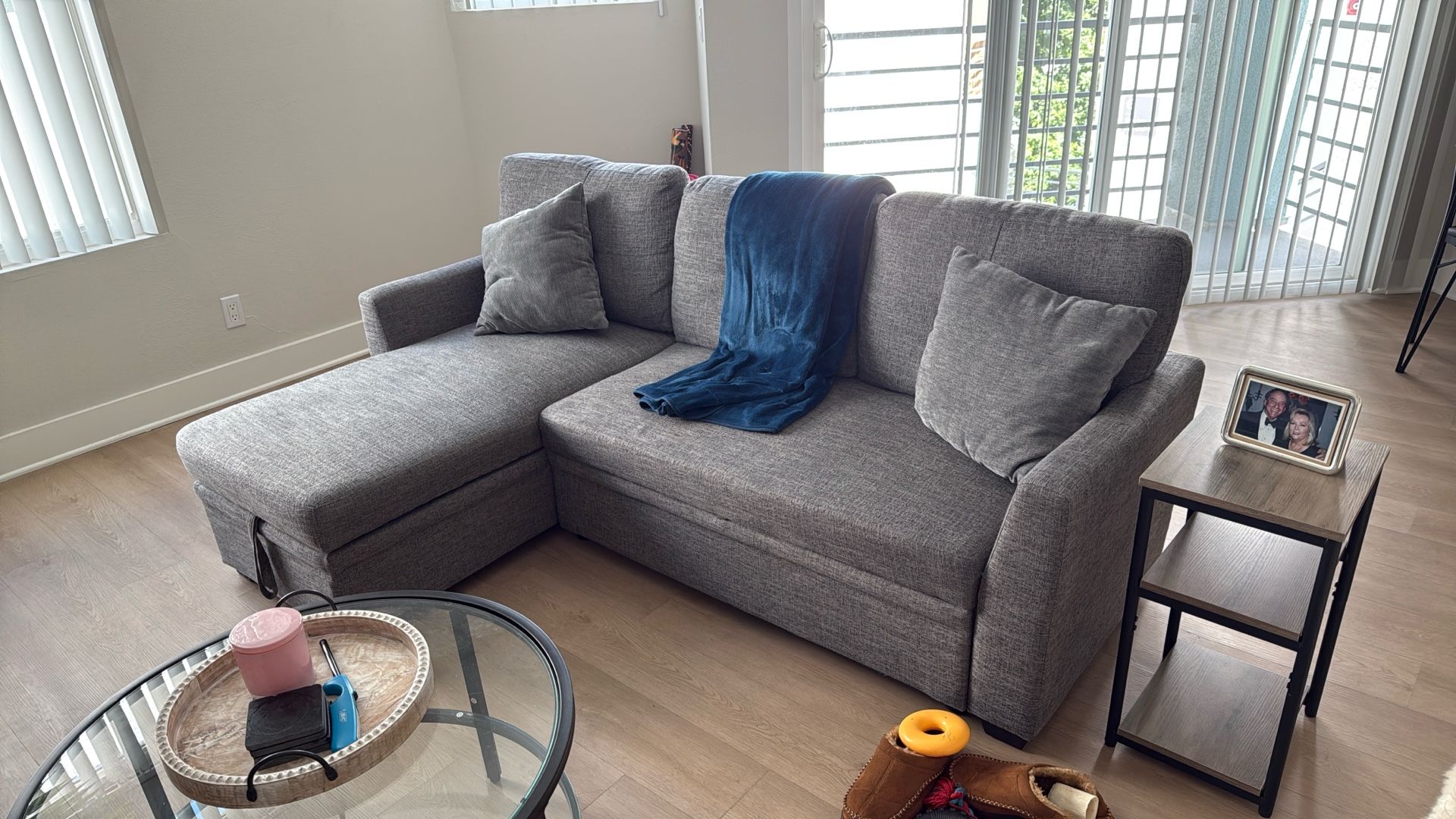 couch with storage