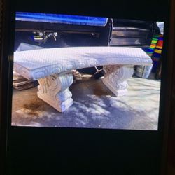 2 Bancas De Cemento Para Patio