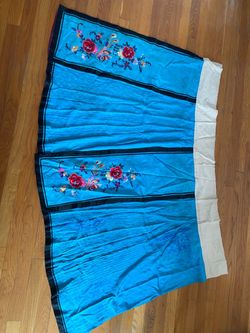 Antique chinese  embroidery skirt
