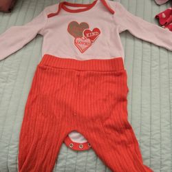 6-9 Month Pld Babygirl Valentines Set 