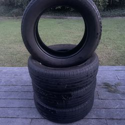 4 used 225/60R18 michelin tires 