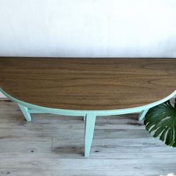 Solid Wood Rustic High Top Console Foyer Table Dry Bar