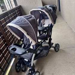 Double Stroller Like New 