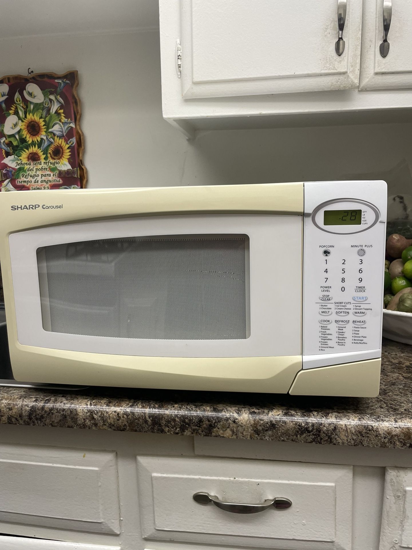 White Microwave 