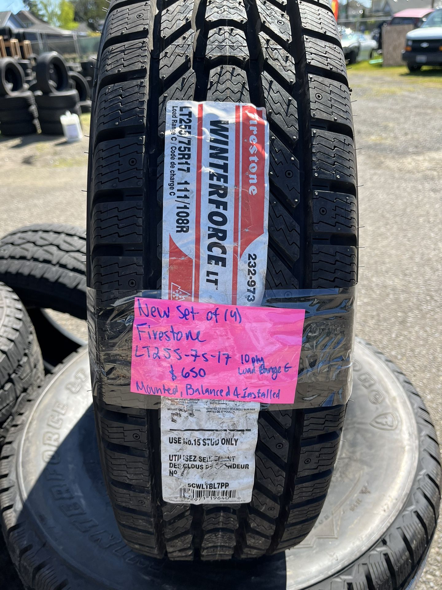 LT255/75/17 Firestone Set (4)