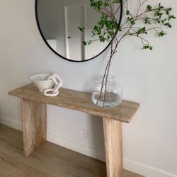Reclaimed Wood Console Table 