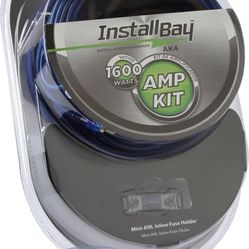 Wiring kit The InstallBay AK4 Complete 4 AWG Gauge Amplifier/Amp Installation Wiring Kit