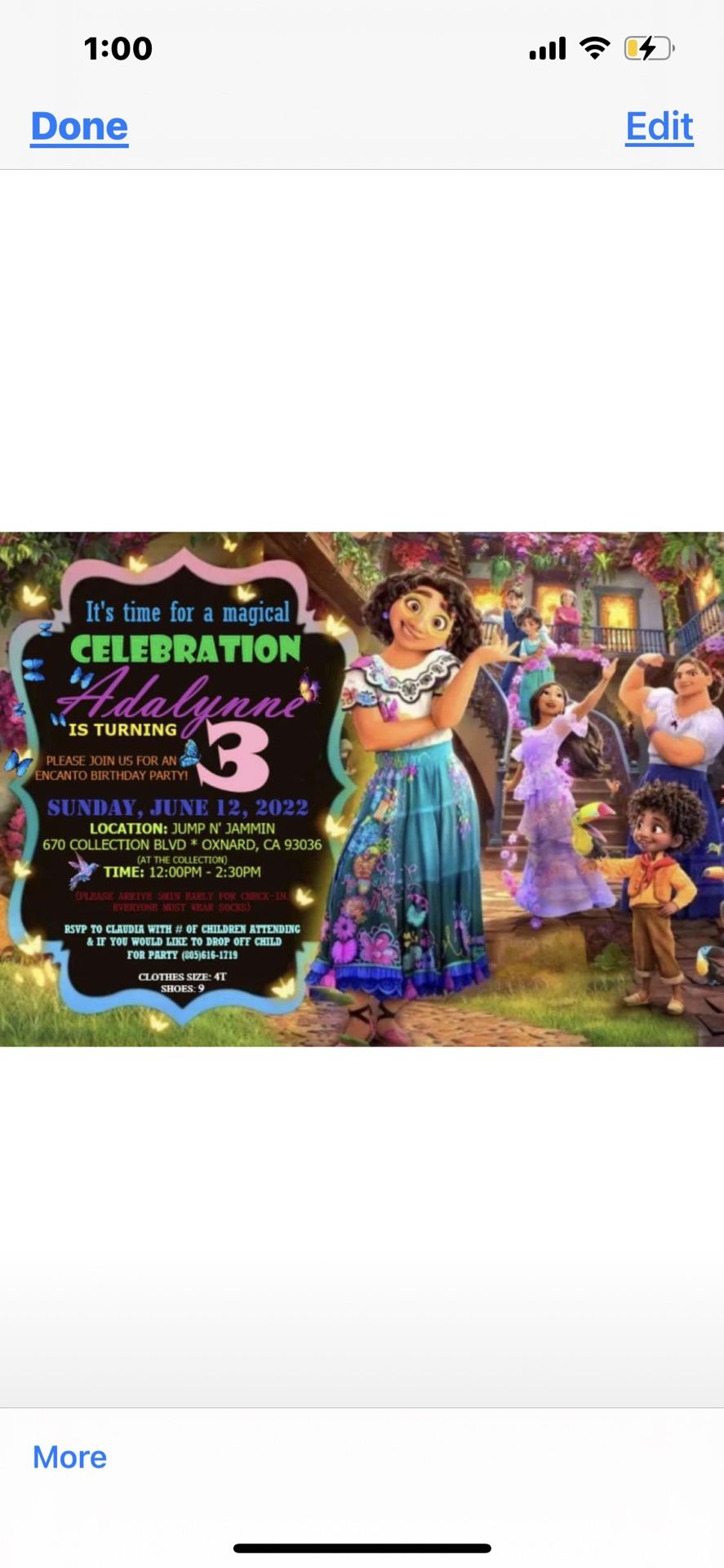 Encanto Custom Invitations