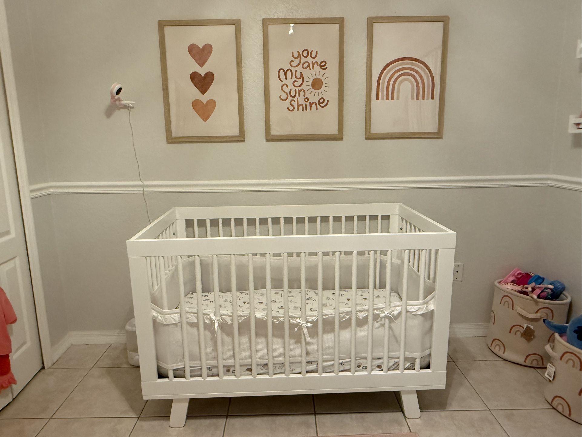 White Baby Crib