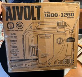 1600W  Generator,  Gas Powered.