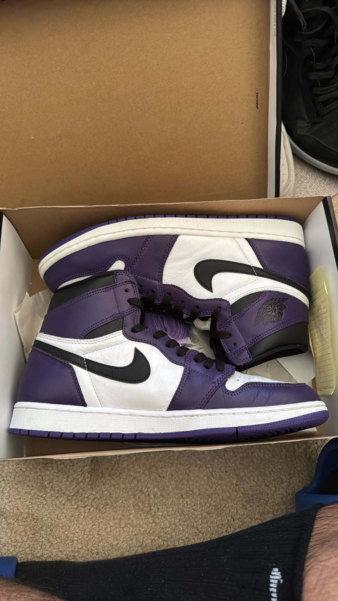 Jordan 1 High “Court Purple”