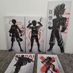 Anime Stretched Canvases