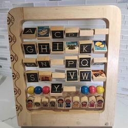 B Toys AB3's Wooden Abacus Stand 