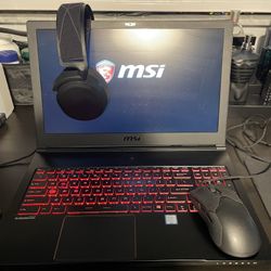 MSI GS63VR 6RF Stealth Pro 15.6” Gaming Computer/Laptop Bundle!: Comes With Mouse, Mousepad, And Headphones! Specs Listed In Description. Negotiable!