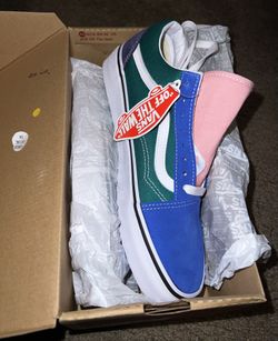 Multicolored Vans Mens Size 9