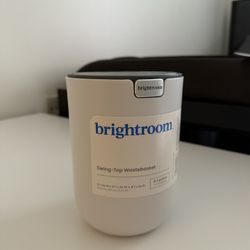 Small Desktop Wastebasket – White – Gently Used – Brookline Pickup