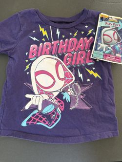 Birthday Ghost Spider Shirt And Party Favor Packs