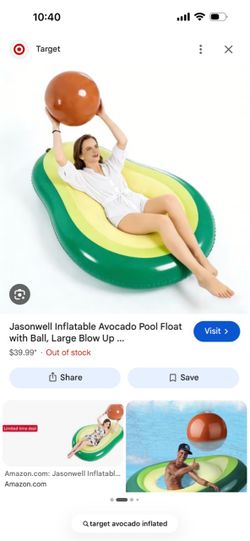 Avacado inflatable pool (bbl)