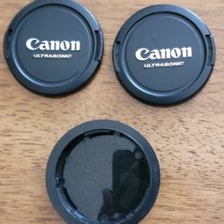 Cannon Front And Back Lens Caps