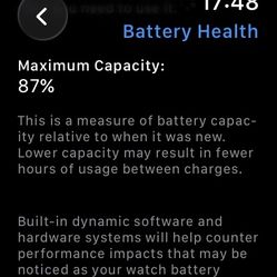  Apple Watch Series 7 45mm GPS Midnight – 87% Battery + AppleCare+ + FULL KIT!