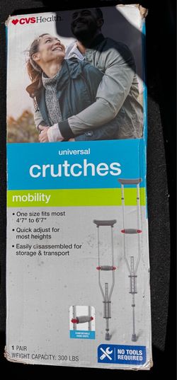 Pair of Adjustable Crutches/Muletas ajustables