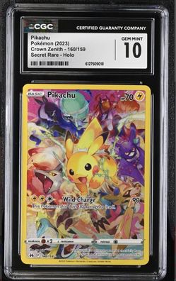 Pikachu 160/159 cgc 10