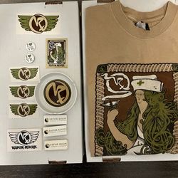 Vapor Room - T-Shirt & Ashtray - Accessories - (New)