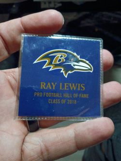 Ray Lewis Pro Football Hall of Fame 2018 coin