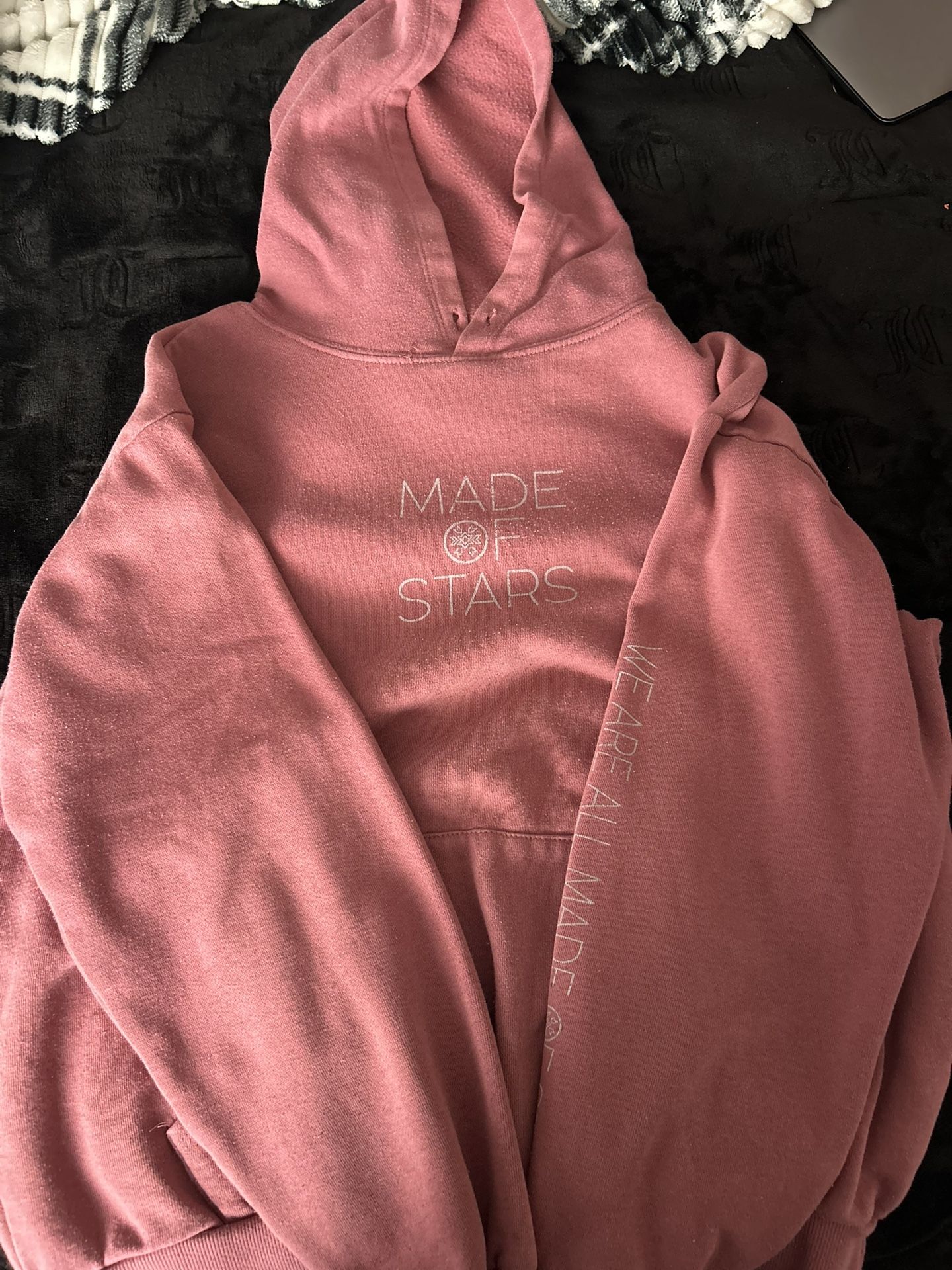 Pink hoodie sweatshirt