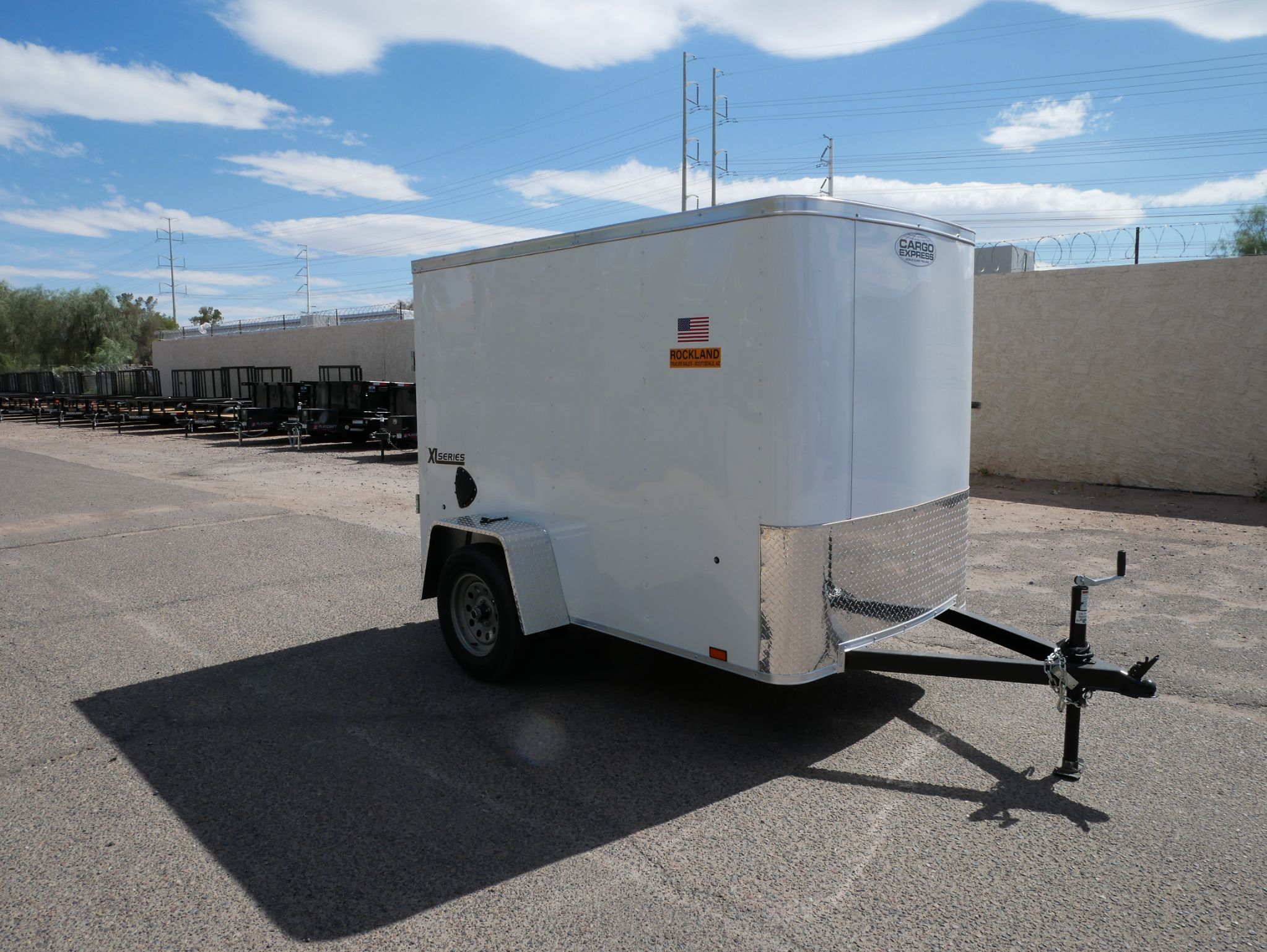 5x8 Enclosed Trailer With Ramp Door for Sale in Scottsdale, AZ OfferUp