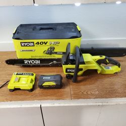 40V Brushless 14 in. Cordless Battery Chainsaw Ryobi