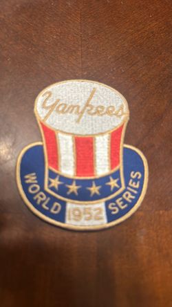 1952 New York Yankees World Series Embroidered Patch