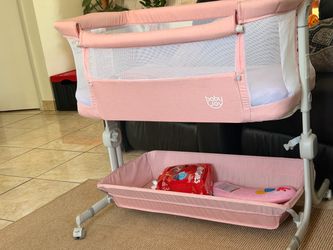 Pink bassinet