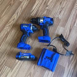 Kobalt Set 24 Volts. New