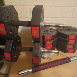 Mancuernas, Barra Y Discos