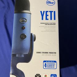 Blue Yeti Microphone New 