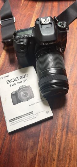 Canon EOS 80D DSLR Camera with Lens