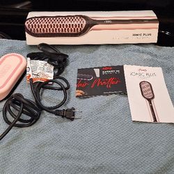 Tymo Hair Straightener Brush ( IONIC PLUS)
