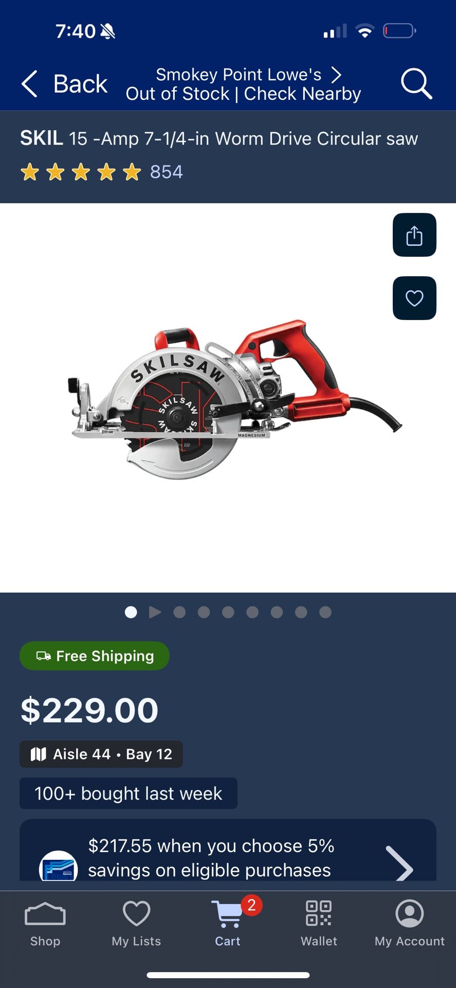 Worm Drive Saw