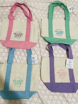 Trader Joe’s Mini Pastel Tote Bag